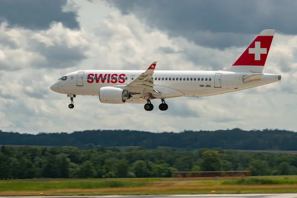 Zurigo Svizzera Luglio 2023 Jbc Compagnie Aeree Internazionali Svizzere Bombardier — Foto Stock