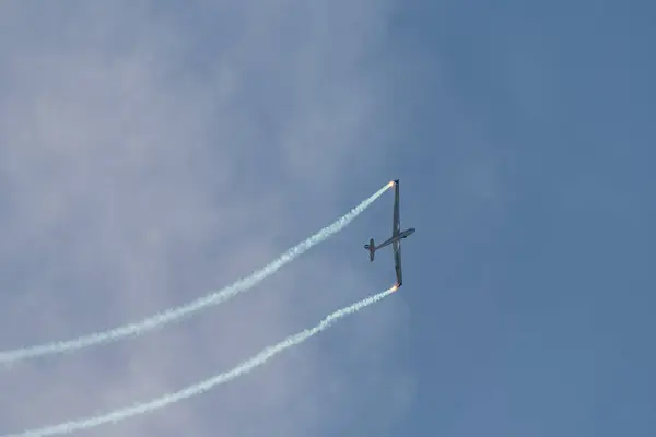 Mollis Sviçre Ağustos 2023 Bir Hava Gösterisi Sırasında Blanic L13 — Stok fotoğraf