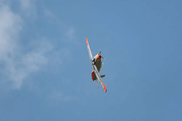 몰리스 스위스 2023년 18일 Rcj Pilatus 공연하는 역사적인 프로펠러 항공기 — 스톡 사진