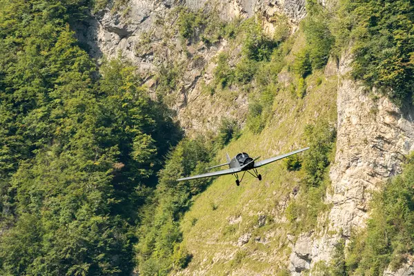 Mollis Switzerland August 2023 Ria Junkers F13 Propeller Airplane Air — Stock Photo, Image
