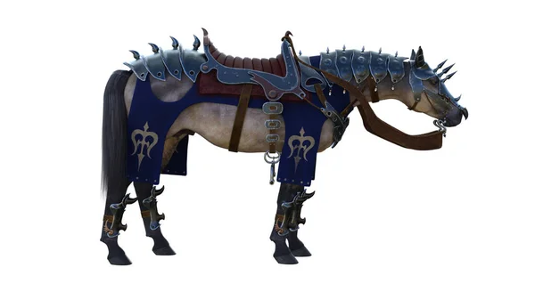 Лицарський Кінь Рендерингу — стокове фото