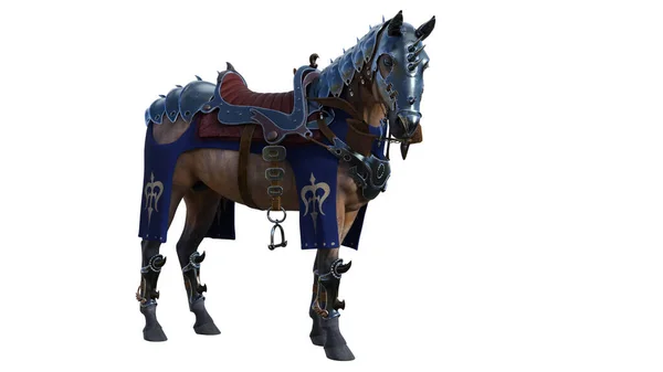 Knight Horse Render — Stock Photo, Image