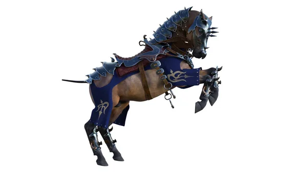 The knight horse 3d render