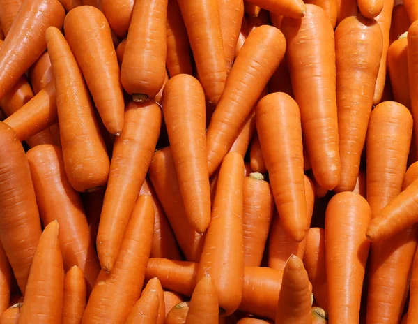 Bündel Selbst Angebauter Gesunder Bio Karotten Frischemarkt Werbe Hintergründe Stockfoto