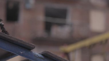 Ukrayna 'daki Ruslar tarafından yok edilen Kyiv yakınlarındaki bir yerleşim yeri. Vyshgorod kasabası