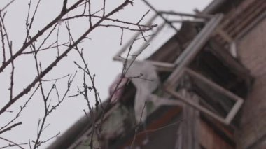 Ukrayna 'daki Ruslar tarafından yok edilen Kyiv yakınlarındaki bir yerleşim yeri. Vyshgorod kasabası