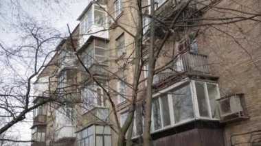 Ukrayna, Kyiv 'deki eski bir ev.