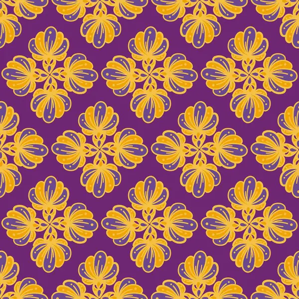 Arka planda elle çizilmiş desensiz süsler, ev dekorasyonu fikirleri ve kumaş baskısı, tekstil dekorasyonu, iç mimari, giysi, ambalaj tasarımı veya herhangi bir istenen fikir için kusursuz desen,