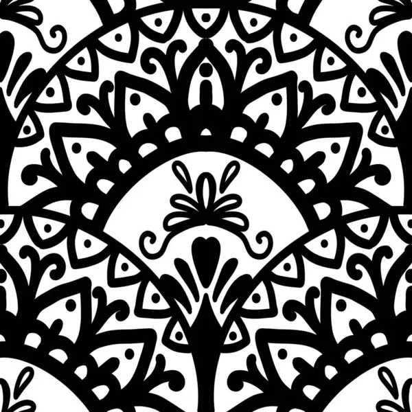 Kusursuz karalama deseni arka plan, motifler çiçek el çizimi, karalama biçimi, deniz tarağı deseni, dikişsiz çiçek deseni, baskı, ambalaj, arka plan ve el işi.