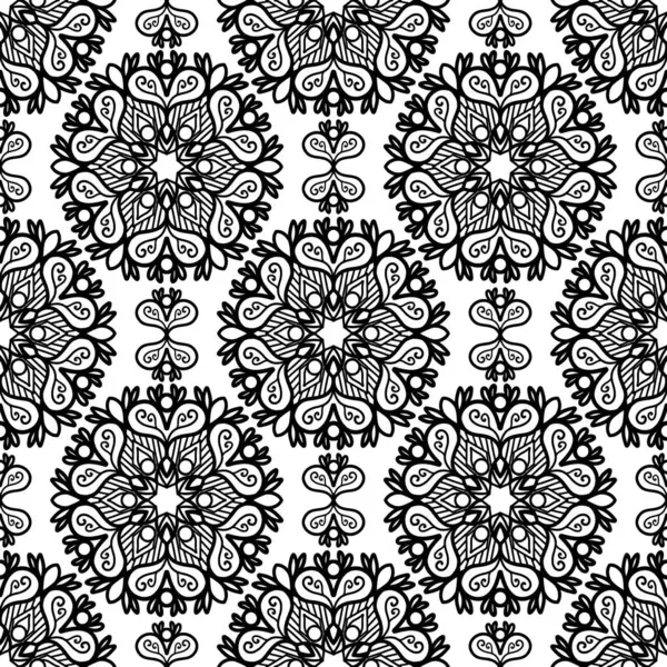 Kusursuz karalama deseni arka plan, motifler çiçek el çizimi, karalama biçimi, ogee deseni, dikişsiz çiçek deseni, baskı, ambalaj, arka plan ve el işi için tasarım