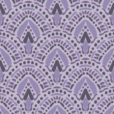 Kusursuz karalama deseni arka plan, motifler çiçek el çizimi, karalama biçimi, istiridye deseni, dikişsiz çiçek deseni için tasarım, baskı, ambalaj, arka plan ve craf