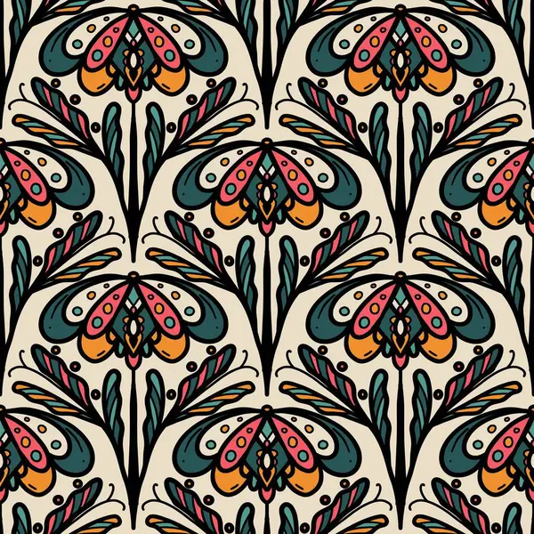 Kusursuz karalama deseni arka plan, motifler çiçek el çizimi, karalama biçimi, deniz tarağı deseni, dikişsiz çiçek deseni, baskı, ambalaj, arka plan ve el işi.