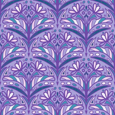 Kusursuz karalama deseni arka plan, motifler çiçek el çizimi, karalama biçimi, deniz tarağı deseni, dikişsiz çiçek deseni, baskı, ambalaj, arka plan ve el işi.