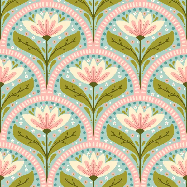 Kusursuz karalama deseni arka plan, motifler çiçek el çizimi, karalama biçimi, deniz tarağı deseni, dikişsiz çiçek deseni, baskı, ambalaj, arka plan ve el işi.