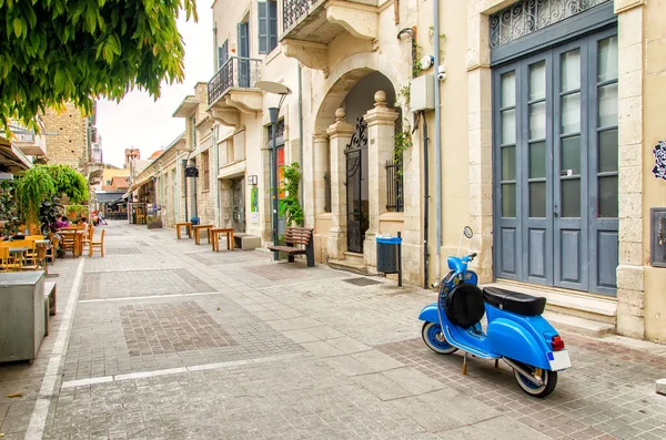 Antiguas Calles Ciudad Chipriota Limassol Arquitectura Colonial Entrelazamiento Diferentes Civilizaciones — Foto de Stock