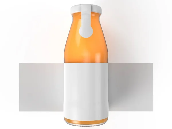 Professionele Hoogwaardige Juice Bottle Mockup Die Ontwerp Een Premium Look — Stockfoto