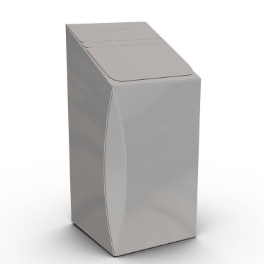 3d oluşturma - Özel Çikolata Kutusu beyaz arka planda izole edilmiş yüksek kaliteli ayrıntılar