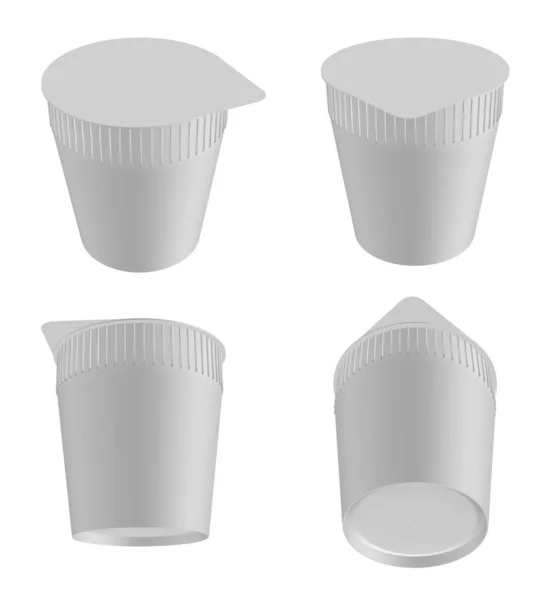 Rendering Hochauflösendes Bild Cup Noodles Isoliert Auf Weißem Hintergrund Hochwertige — Stockfoto