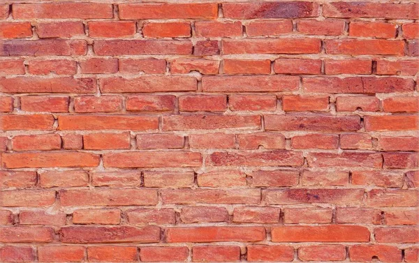 Background Old Red Grunge Brick Wall Texture High Quality Details — Stock Photo, Image