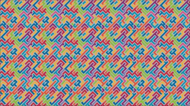 Modern, soyut şekillerde canlı geometrik şekiller içeren renksiz desenler. Tekstil, duvar kağıtları ve dijital sanat projeleri için mükemmel..