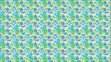 Kusursuz okyanus dalgaları mavi ve yeşil kıvrımlı. Tekstil, duvar kâğıtları ve dijital sanat projeleri için mükemmel. Yüksek çözünürlüklü vektör çizimi.