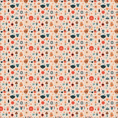 Sonbahar hasadını içeren soyut, pürüzsüz desenler, sıcak kırsal unsurlar. Dijital sanat, tekstil, duvar kağıtları ve arka planlar için ideal. Yüksek çözünürlüklü vektör çizimi.