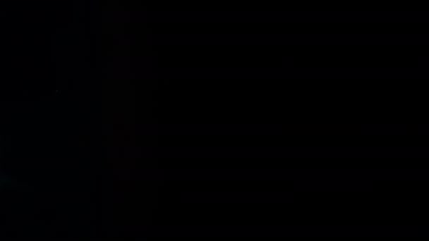 Small Beam Light Leaks Blurred Bokeh Edge Frame — ストック動画