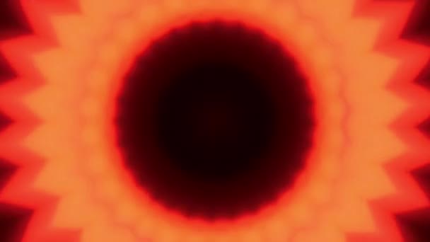 赤いリングのナローリング 指輪を絞り出す ベクトル爆発 リングアニメーション — ストック動画