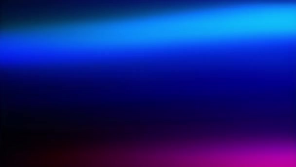 Fugas Luz Intermitente Azul Con Rojo Sobre Fondo Negro Efecto — Vídeo de stock