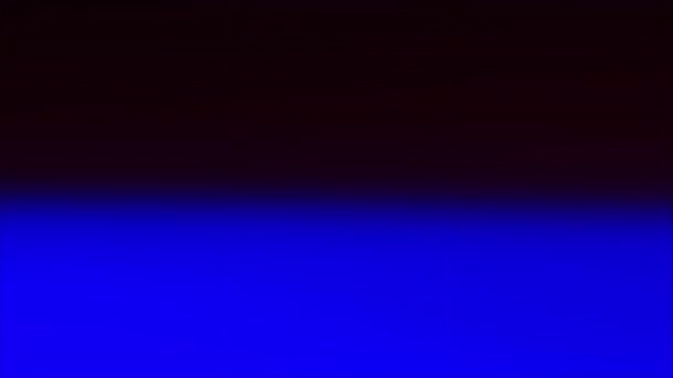 Teljes Képkocka Gyors Villog Kék Stroboszkóp Vonalak Fény Szivárgás Hatása — Stock videók