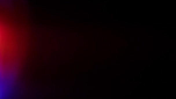 Сине Красные Стробоскопы Светятся Мигающих Огней Спецслужб Эффекта Наложения Блики — стоковое видео