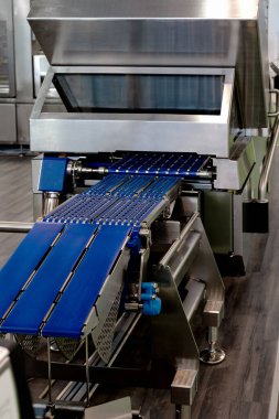 Gıda işleme tesisinde otomatik gıda paketleme makinesi