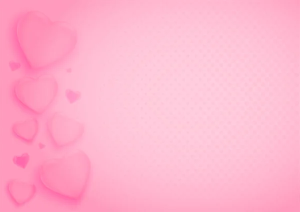 День Святого Валентина Серцями Векторна Ілюстрація Шахрайство Листівки Запрошення Плакати — стоковий вектор