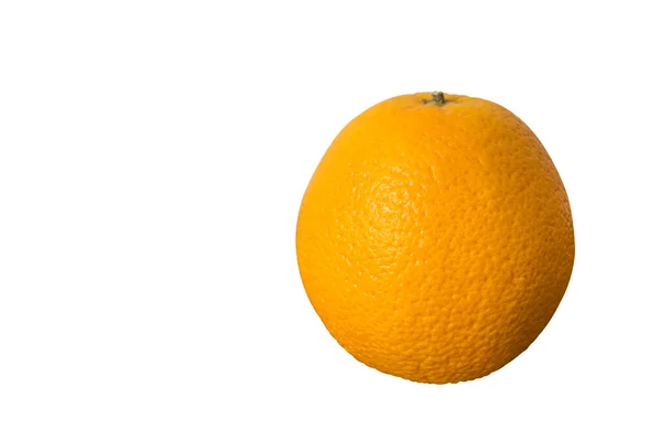 Orange Isolerat Den Vita Bakgrunden Urklippsbana — Stockfoto