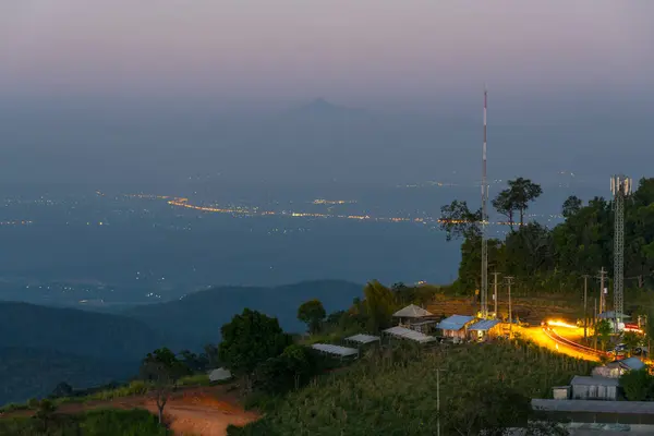 Doi Mon Tawan Daki Dağ Köyü Chiang Mai Tayland — Stok fotoğraf