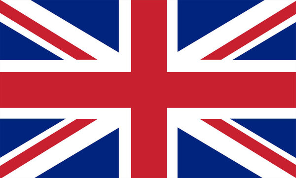 Флаг Великобритании. Векторная иллюстрация