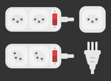 güç prizi eklentisi bant İsviçre tipi j vektör düzleştirmesi