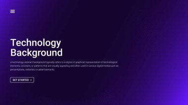 Technology abstract background. Modern abstract background inspired by modern technology trends. clipart