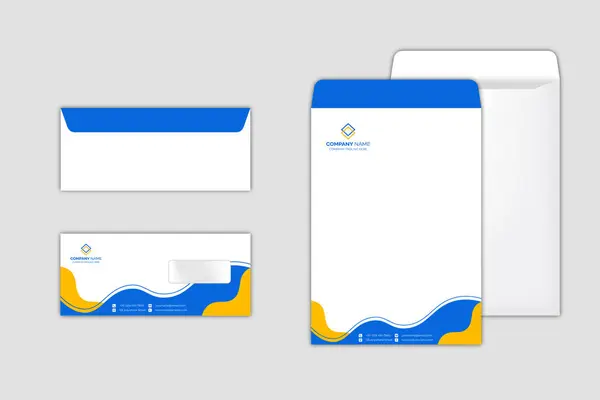 stock vector Corporate Envelope Design Template set