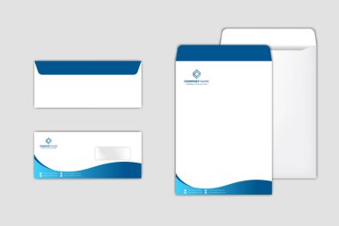 Kurumsal Zarf Tasarım Şablonu seti
