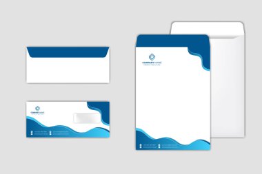 Kurumsal Zarf Tasarım Şablonu seti