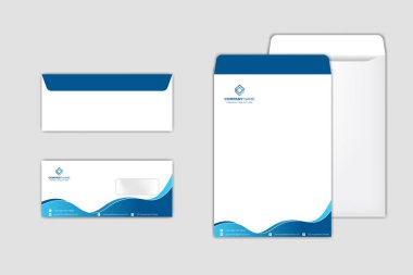 Kurumsal Zarf Tasarım Şablonu seti