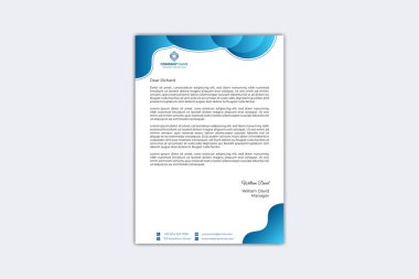 Creative letterhead design template