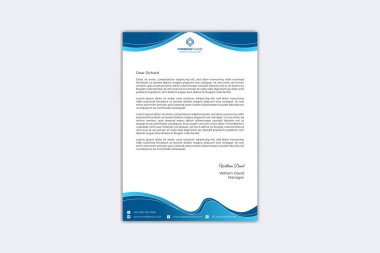 Creative letterhead design template
