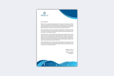 Creative letterhead design template