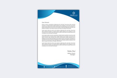 Creative letterhead design template