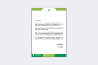 Creative letterhead design template