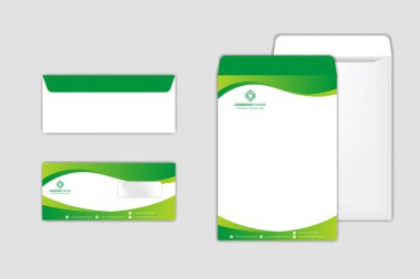 Kurumsal Zarf Tasarım Şablonu seti