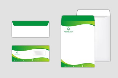 Kurumsal Zarf Tasarım Şablonu seti