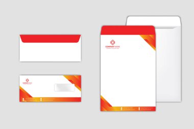 Kurumsal Zarf Tasarım Şablonu seti